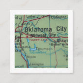 オクラホマ引っ越しました新しいアドレスカード エンクロージャーカード (正面)