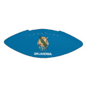 オクラホマ旗を持つ愛国的なアメリカンフットボール アメリカンフットボール (パネル)