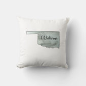 オクラホマ水絵画色 クッション (正面)