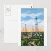 オクラホマ油場 ポストカード (正面/裏面)