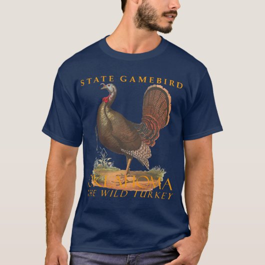 オクラホマ準州のゲームバード・ワイルドターキー Tシャツ (正面)