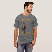 オクラホマ準州のゲーム動物 シロオジシカ Tシャツ (正面フル)