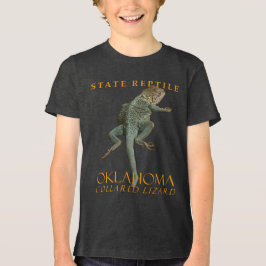 オクラホマ準州の爬虫類 ミサゴイサ トライブレンドTシャツ