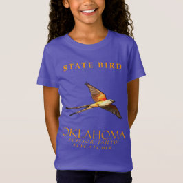 オクラホマ準州の鳥 スキサオフォルク Tシャツ
