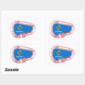 オクラホマ登山カラビナー 長方形シール (シート)