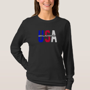 オクラホマ米国ヴィンテージ愛国と誇りを持った米国市民 Tシャツ