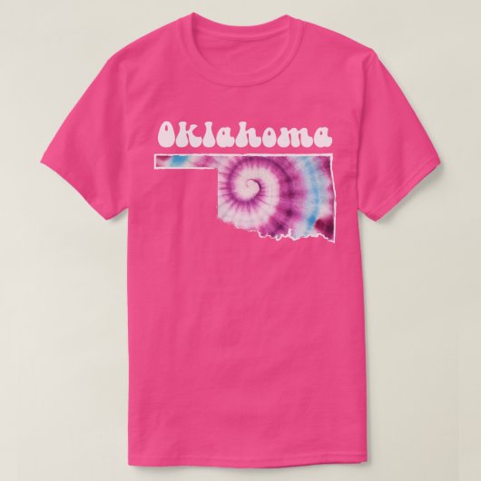 オクラホマ絞り染め Tシャツ (デザイン正面)