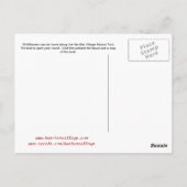 オクラホマ葉書のワイルドフラワー19r ポストカード (裏面)