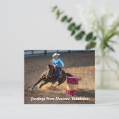 オクラホマ葉書、ショーニーからの挨拶 ポストカード (スタンド正面)