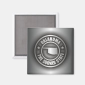 「オクラホマ鋼」磁石 マグネット (正面/裏面)