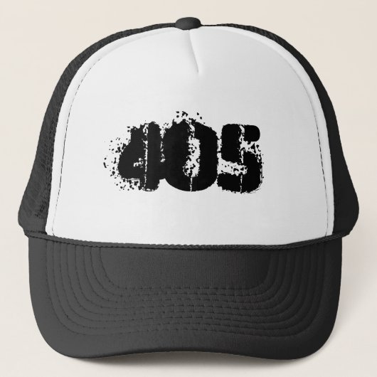 オクラホマ405の市外局番 キャップ (正面)