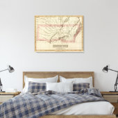 オクラホマ・アーカンソー キャンバスプリント (インサイチュ (寝室))