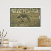 オクラホマ・カリーのブルドーグ。 ポスター (キッチン)