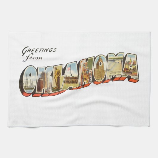 オクラホマ キッチンタオル (横)