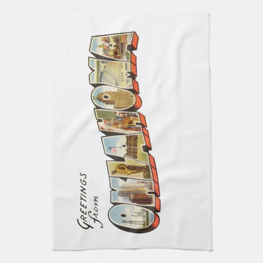 オクラホマ キッチンタオル (縦)