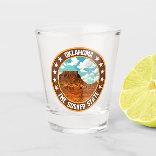 オクラホマ ショットグラス (正面)