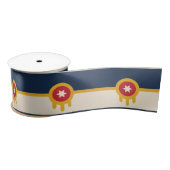 オクラホマ、タルサ国旗 サテンリボン (リール)