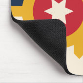 オクラホマ、タルサ国旗 マウスパッド (コーナー)