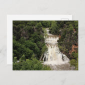 オクラホマ、ターナー秋ズウォーターフォール ポストカード (正面/裏面)