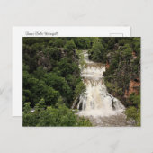 オクラホマ、ターナー秋ズウォーターフォール ポストカード (正面/裏面)