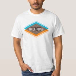オクラホマ ビンテージ レトロ ミッドセンチュリー モダン ロゴ Tシャツ