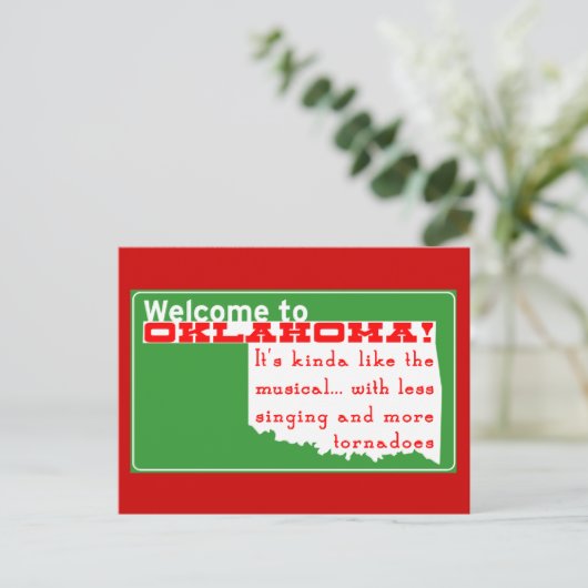 オクラホマ ポストカード (スタンド正面)