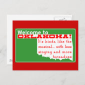 オクラホマ ポストカード (正面/裏面)