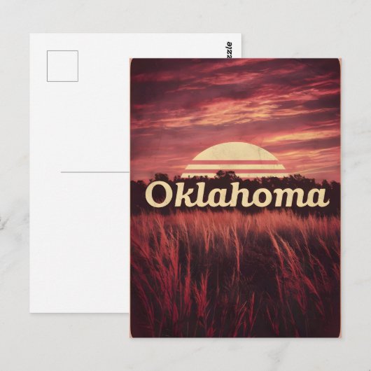 オクラホマ ポストカード (正面/裏面)