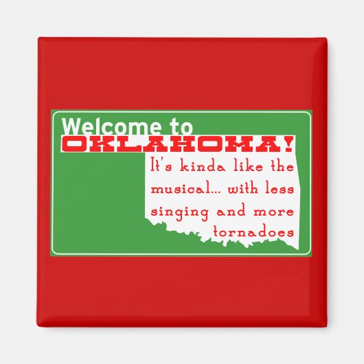 オクラホマ マグネット (正面)