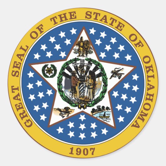 オクラホマ ラウンドシール (正面)
