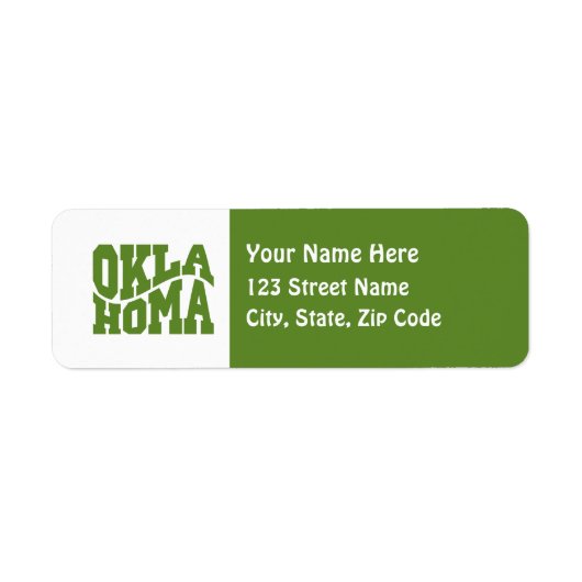 オクラホマ ラベル (正面)