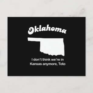 オクラホマ – I don't 考え we're in Kansas ポストカード