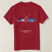 オクラホマ vs テキサス tシャツ (デザイン裏面)