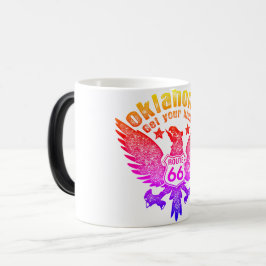 オクラホマGet 蹴 Your Route 66 Ipanema Filter モーフィングマグカップ