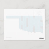 オクラホマHOME州ワードアートオクラホマンオキー ポストカード (裏面)