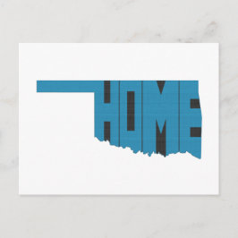 オクラホマHOME州ワードアートオクラホマンオキー ポストカード