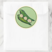 オクラポッドベジベジタブルグムボサザンフード ラウンドシール (バッグ)