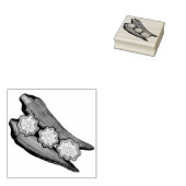 オクラポッドベジベジタブルグムボサザンフード ラバースタンプ (押印)