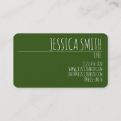 オクラポッドベジベジタブルグムボサザンフード 名刺 (裏面)