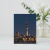 オクランドの夜景、スカイタワー、 ポストカード (スタンド正面)