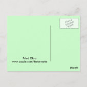 オクラ揚げはがき ポストカード (裏面)