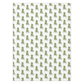 オクラ漫画イラストレーション テーブルクロス (正面)