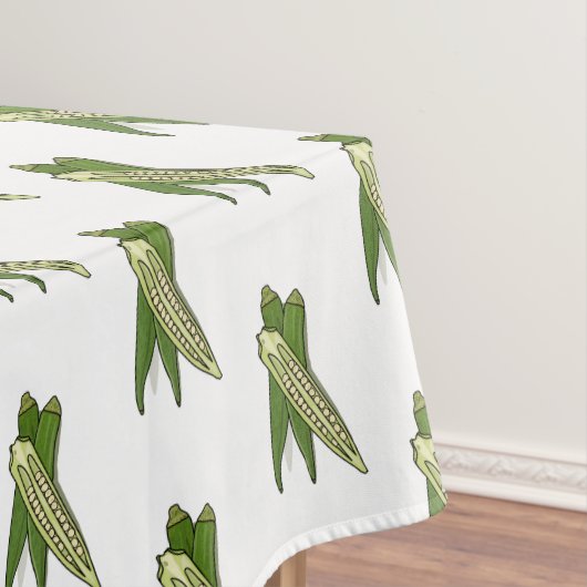 オクラ漫画イラストレーション テーブルクロス (インサイチュ)