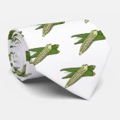 オクラ漫画イラストレーション ネクタイ (ロール)