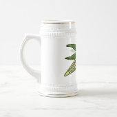 オクラ漫画イラストレーション ビールジョッキ (左)