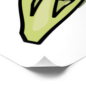 オクラ漫画イラストレーション ポスター (コーナー)