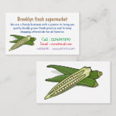 オクラ漫画イラストレーション 名刺 (正面/裏面)