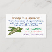 オクラ漫画イラストレーション 名刺 (正面)