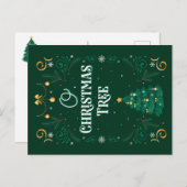 オクリスマスツリーはがき シーズンポストカード (正面/裏面)