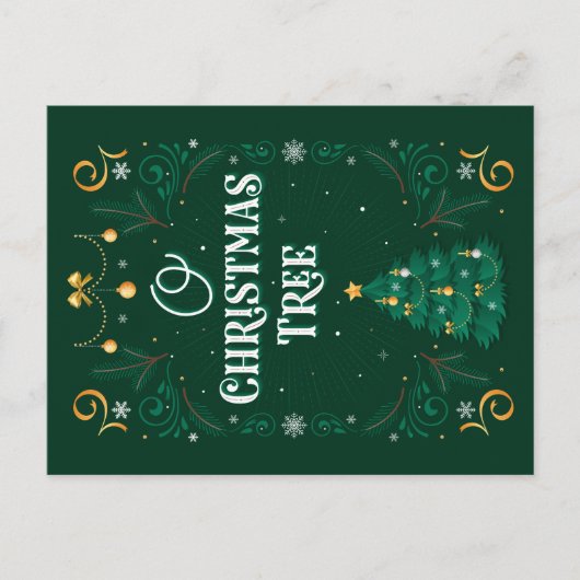 オクリスマスツリーはがき シーズンポストカード (正面)